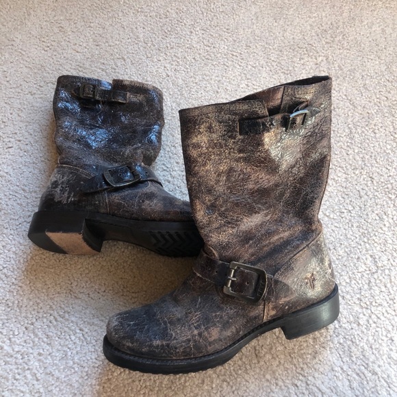 Frye Engineer, mid calf boots - Picture 2 of 5